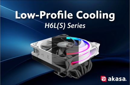 Akasa Unleashes Six New Low-Profile CPU Coolers: Up to 165W TDP Cooling in Compact Form Factors